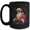 African American Santa Claus Family Christmas Black Mug 15oz Mug Black front 600x.jpg