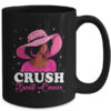 Crush Breast Cancer Awareness Black Afro Woman Pink Ribbon Mug 15oz Mug Black back 600x.jpg