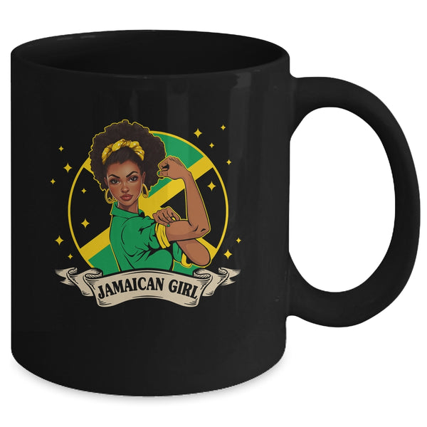 Afro Hair Jamaican Flag Jamaica Black Melanin Women Mug 11oz Mug Black back 600x.jpg