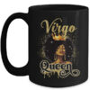 Virgo Queen Birthday Afro Girls Black Zodiac Birthday Mug 15oz Mug Black front 600x.jpg