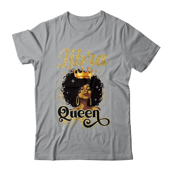 Libra Queen Birthday Afro Girls Black Zodiac Birthday Classic T Shirt Sport Grey 600x 1.jpg