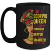 Scorpio Queen I Am Stronger Birthday For Scorpio Zodiac Mug 15oz Mug Black front 600x 1.jpg