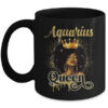 Aquarius Queen Birthday Afro Girls Black Zodiac Birthday Mug 11oz Mug Black front 600x.jpg