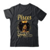 Pisces Queen Birthday Afro Girls Black Zodiac Birthday Classic T Shirt Black 600x.jpg