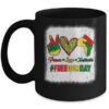 Bleached Peace Love Juneteenth 1865 Freedom Day African Mug 11oz Mug Black front 600x.jpg