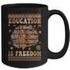 Black History Month Education Is Freedom Teacher Women Mug 15oz Mug Black back 600x 2.jpg