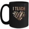 Celebrate Black History Month I Teach Black History Teacher Mug 15oz Mug Black front 600x.jpg