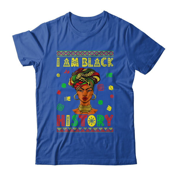 I Am Black History Month African American For Womens Girls Classic T Shirt Royal 600x 1.jpg
