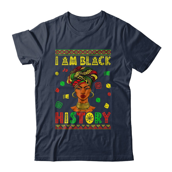 I Am Black History Month African American For Womens Girls Classic T Shirt Navy 600x 1.jpg