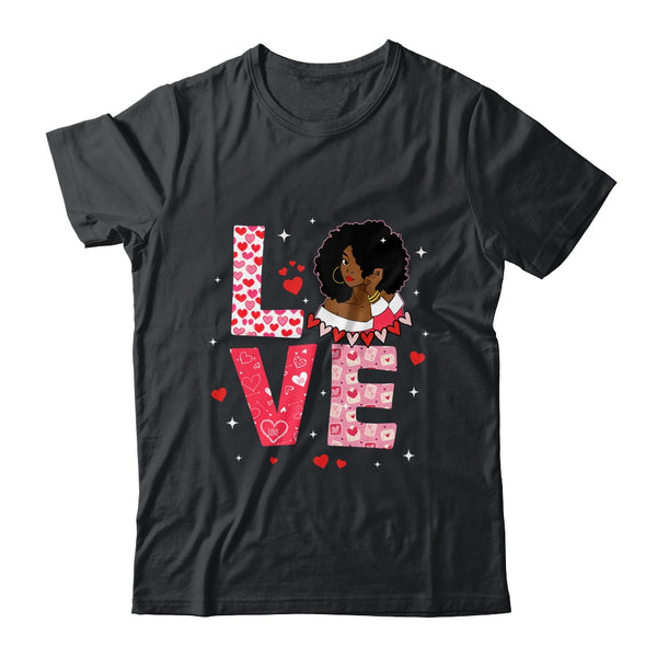 Valentine Days Black African American Costume Melanin Wome Classic T Shirt Black 600x.jpg