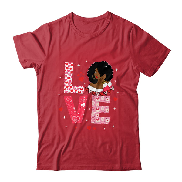 Valentine Days Black African American Costume Melanin Wome Classic T Shirt Red 600x.jpg