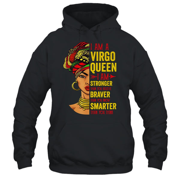 Virgo Queen I Am Stronger Birthday For Virgo Zodiac Pullover Hoodie Black 600x 2.jpg