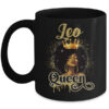 Leo Queen Birthday Afro Girls Black Zodiac Birthday Mug 11oz Mug Black front 600x 1.jpg