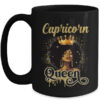 Capricorn Queen Birthday Afro Girls Black Zodiac Birthday Mug 15oz Mug Black front 600x 1.jpg