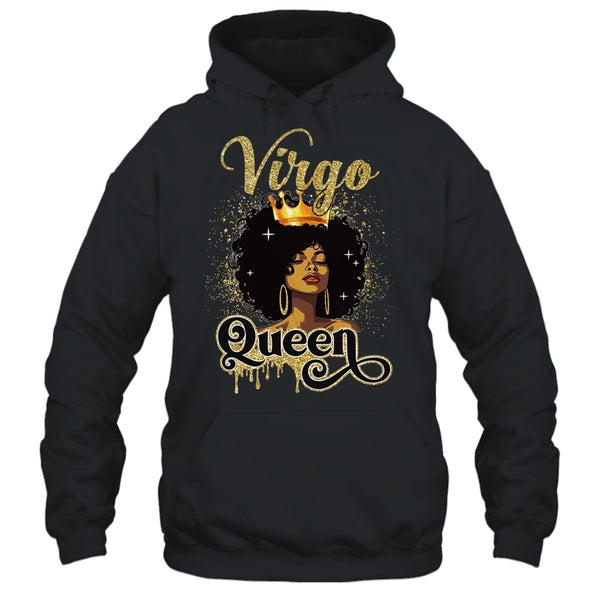Virgo Queen Birthday Afro Girls Black Zodiac Birthday Pullover Hoodie Black 600x 2.jpg