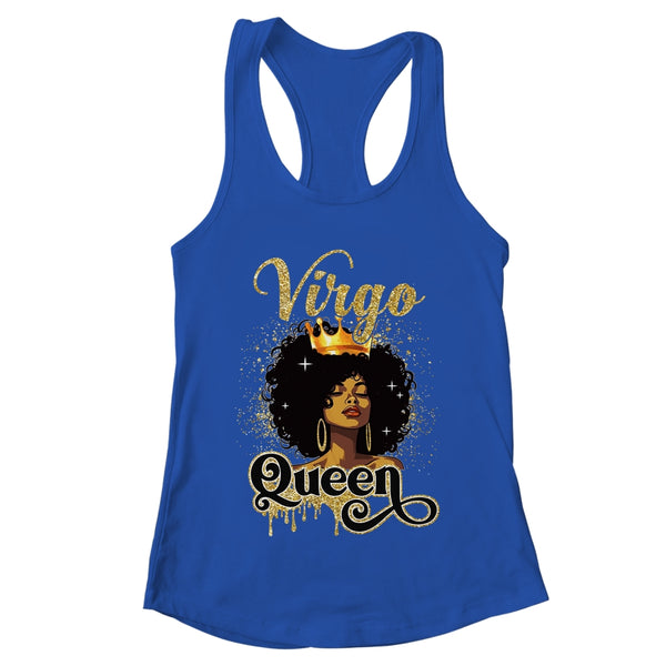 Virgo Queen Birthday Afro Girls Black Zodiac Birthday Women s Ideal Racerback Tank Royal 600x 2.jpg