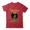 Taurus Queen Birthday Afro Girls Black Zodiac Birthday Classic T Shirt Red 600x 1.jpg