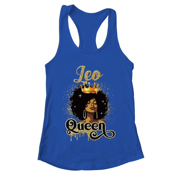 Leo Queen Birthday Afro Girls Black Zodiac Birthday Women s Ideal Racerback Tank Royal 600x 1.jpg