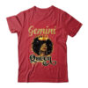 Gemini Queen Birthday Afro Girls Black Zodiac Birthday Classic T Shirt Red 600x 2.jpg