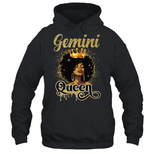 Gemini Queen Birthday Afro Girls Black Zodiac Birthday Pullover Hoodie Black 600x 2.jpg