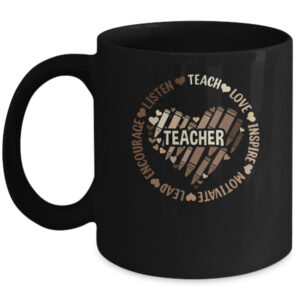 Afro African Black History Month Melanin Teacher Mug 11oz Mug Black front 600x.jpg