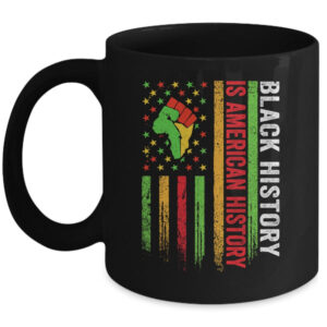 Black History Month Flag African American Men Women Mug 11oz Mug Black front 600x.jpg