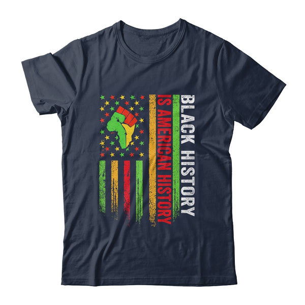 Black History Month Flag African American Men Women Classic T Shirt Navy 600x 2.jpg