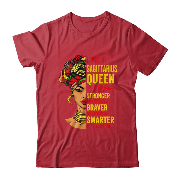 Sagittarius Queen I Am Stronger Birthday For Sagittarius Zodiac Classic T Shirt Red 600x 1.jpg