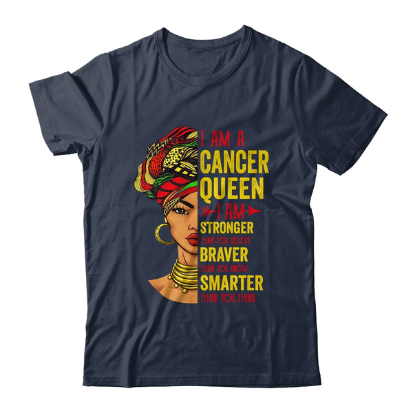 Cancer Queen I Am Stronger Birthday For Cancer Zodiac Classic T Shirt Navy 600x 1.jpg