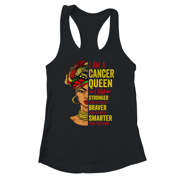 Cancer Queen I Am Stronger Birthday For Cancer Zodiac Women s Ideal Racerback Tank Black 600x 1.jpg