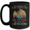 She Whispered Back I Am The Storm Black Woman Strong Vintage Mug 15oz Mug Black front 600x 1.jpg