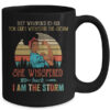 She Whispered Back I Am The Storm Black Woman Strong Vintage Mug 15oz Mug Black back 600x 1.jpg