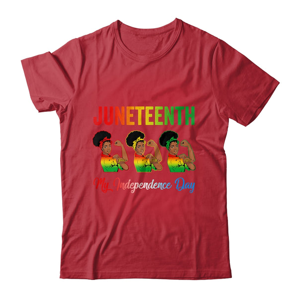 Black Women Free Juneteenth Is My Independence Day Classic T Shirt Red 600x 1.jpg