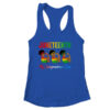 Black Women Free Juneteenth Is My Independence Day Women s Ideal Racerback Tank Royal 600x 1.jpg