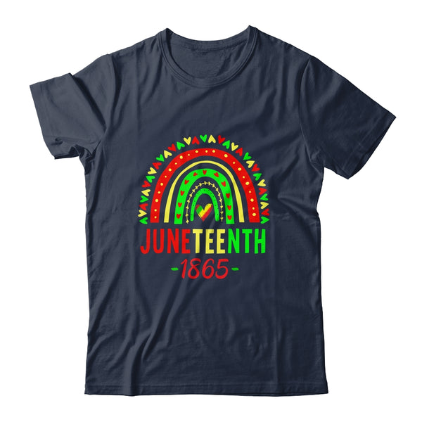 Juneteenth For Women Men Kids Juneteenth Day Rainbow Classic T Shirt Navy 600x 1.jpg