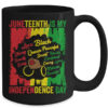 Juneteenth Is My Independence Day Black Women Mug 15oz Mug Black back 600x.jpg