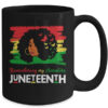 Remembering My Ancestors Juneteenth Black Freedom 1865 Mug 15oz Mug Black back 600x.jpg