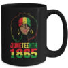 1865 Juneteenth Celebrate African American Freedom Day Women Mug 15oz Mug Black back 600x.jpg