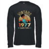 Vintage 1977 45th Birthday Afro Black Woman 45 Years Old Long Sleeve T Shirt Black 600x.jpg