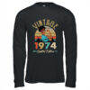 Vintage 1974 48th Birthday Afro Black Woman 48 Years Old Long Sleeve T Shirt Black 600x.jpg