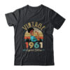 Vintage 1961 61th Birthday Afro Black Woman 61 Years Old Classic T Shirt Black 600x.jpg