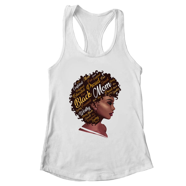 Happy Mother s Day Black Mom Queen Afro African Woman Women s Ideal Racerback Tank White 600x.jpg