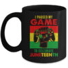 Funny I Paused My Game To Celebrate Juneteenth Black Gamers Mug 11oz Mug Black front 600x 2.jpg