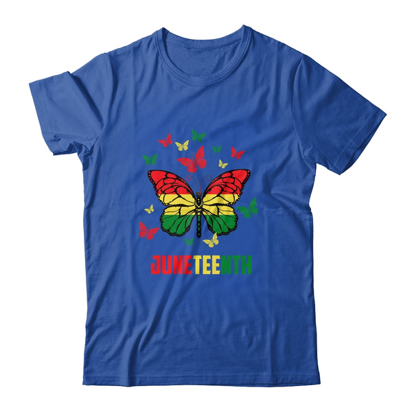 African American Freedom Black Pride Juneteenth Butterfly Classic T Shirt Royal 600x 1.jpg