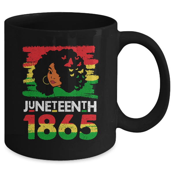 Juneteenth Is My Independence Day Black Women Black Pride Mug 11oz Mug Black back 600x 1.jpg