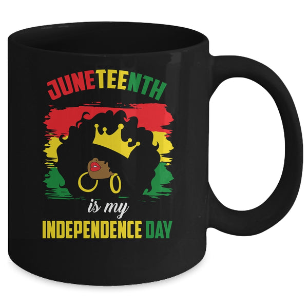 Juneteenth Women Juneteenth For Women Queen Mug 11oz Mug Black back 600x 1.jpg