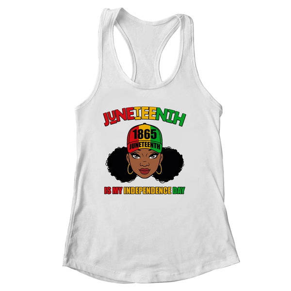 Juneteenth Is My Independence Day Black Girl Melanin Women Women s Ideal Racerback Tank White 600x.jpg