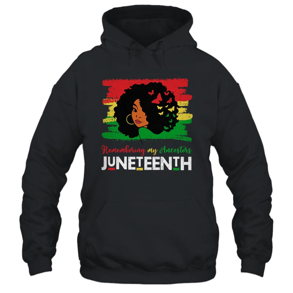Remembering My Ancestors Juneteenth Black Freedom 1865 Pullover Hoodie Black 600x.jpg