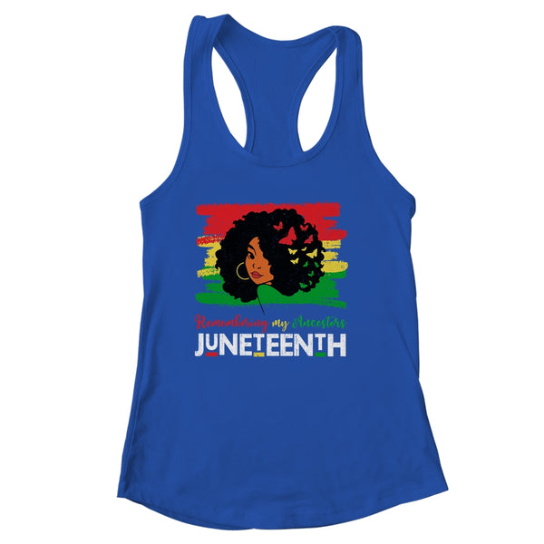 Remembering My Ancestors Juneteenth Black Freedom 1865 Women s Ideal Racerback Tank Royal 600x.jpg