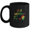 It s The Juneteenth For Me Freedom Since 1865 Independence Mug 11oz Mug Black front 600x.jpg